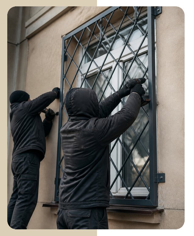 Установка антивандальных решеток на окна в Сочи